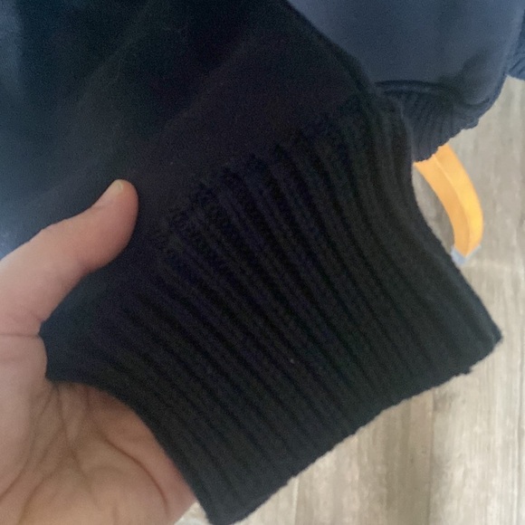 Ted Baker London Jacket Men’s 7 US 3XL Black Mock Neck Full Zip and Button - Picture 5 of 11